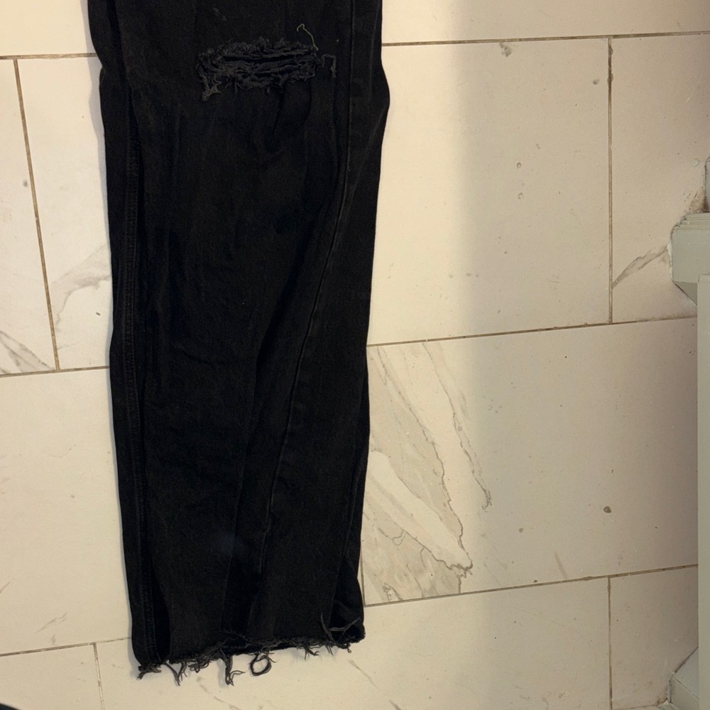 Zara Women's Straight Leg Dark Jeans - Picture 7 of 7